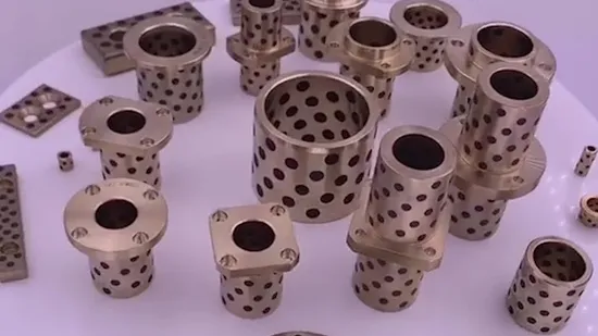 Bronze Oilless Bushing with Solid Lubricating Bearing Bush