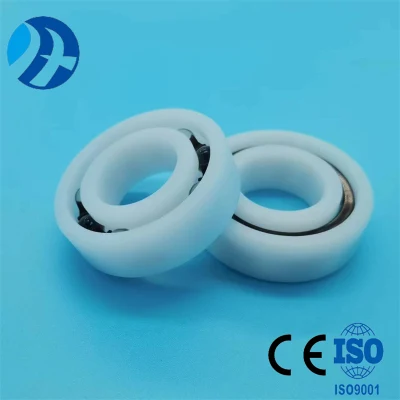 Cuscinetto a sfere con anello in plastica 6004, senza grasso, pulito, resistente alla corrosione, senza cuscinetto arrugginito