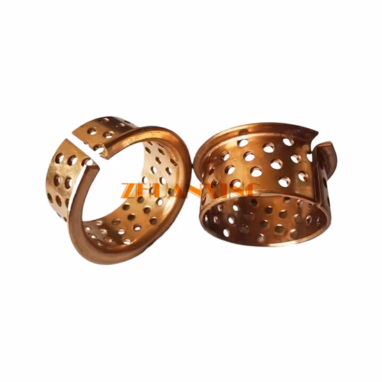Tehco Bushing Fabbricazione personalizzata WB802 boccola del cilindro di avvolgimento CuSn8P boccola in bronzo FB092 cuscinetto in bronzo di durezza